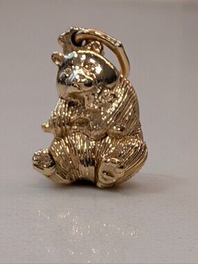 10 Karat Gold Rembrandt 3D Panda Bear Pendant